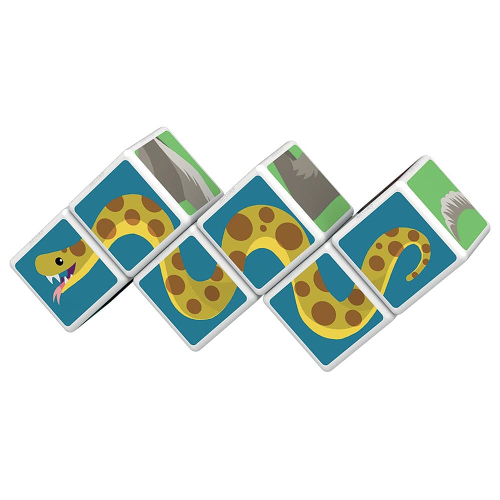 Geomag Magicube Printed Jungle Animals With Cards - 9 Pcs thumbnail 4