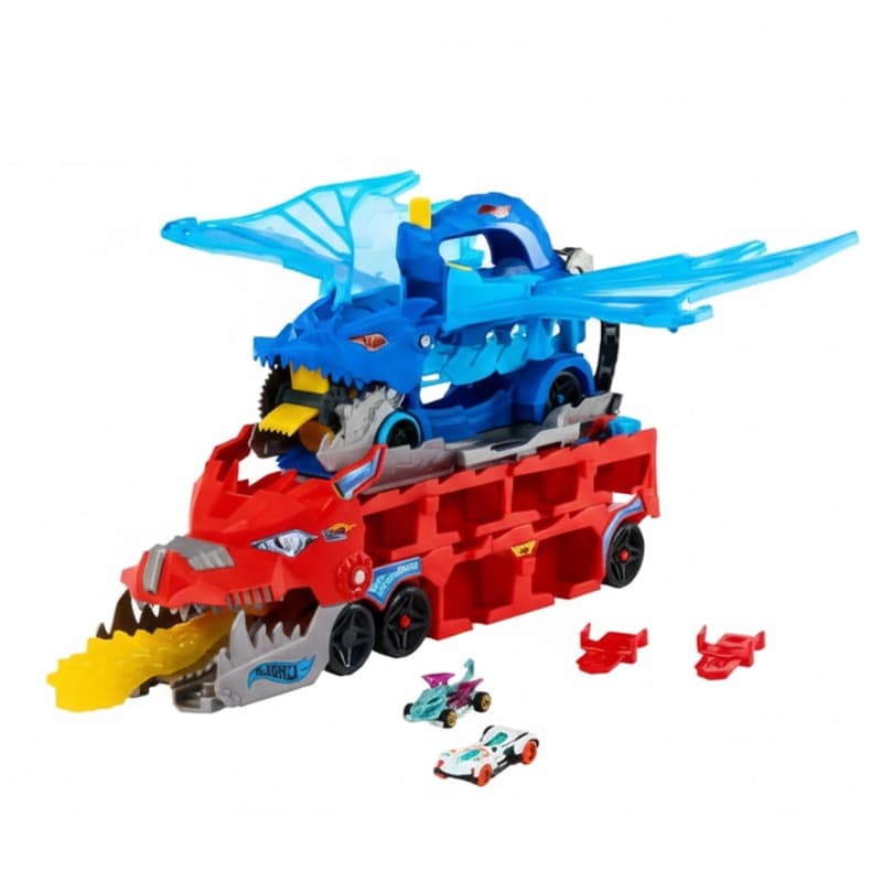 Hot Wheels City Ultimate Dual Dragon Transporter thumbnail 2