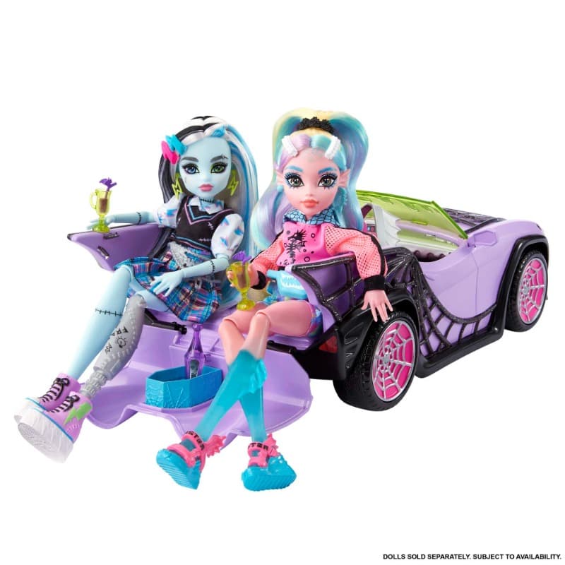 Monster High Car Ghoul Mobile with Pet and Accessories thumbnail 4
