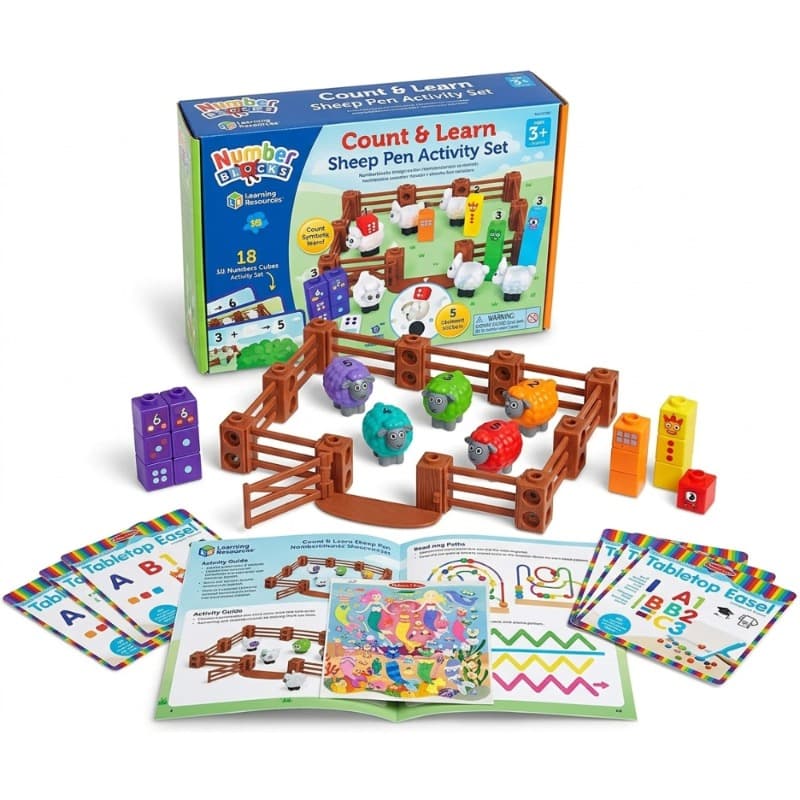Learning Resources - MathLink Cubes Numberblocks Sheep Farm Activity Set thumbnail 3