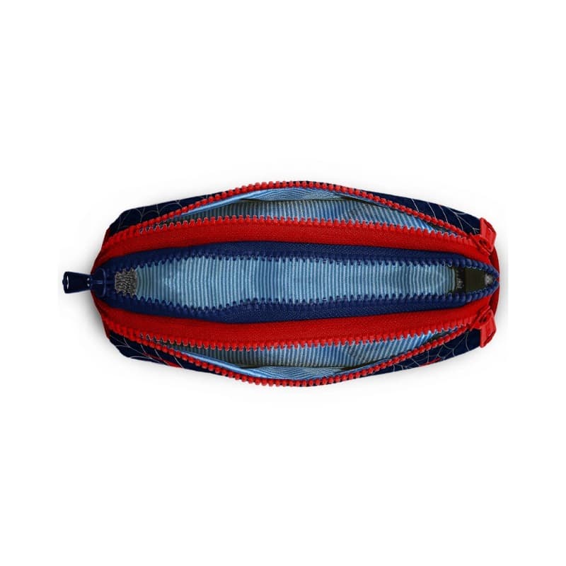 Coral High Kids Pencil Bag Spider Patterned Navy Blue Red thumbnail 4