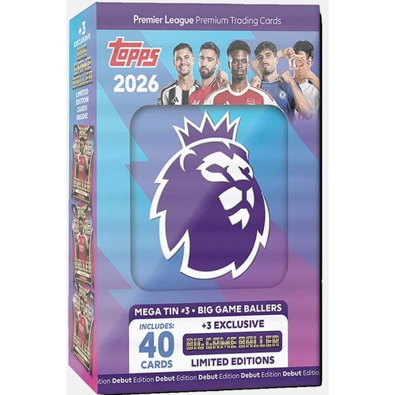 Topps Premier League 2025/2026- Mega Tin - Assorted