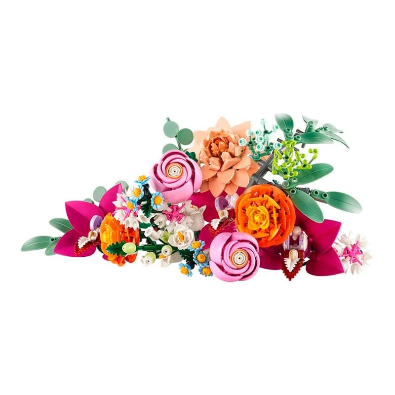 Lego Botanicals Pretty Pink Flower Bouquet Floral Decor - 749 Pcs 10342 thumbnail 2
