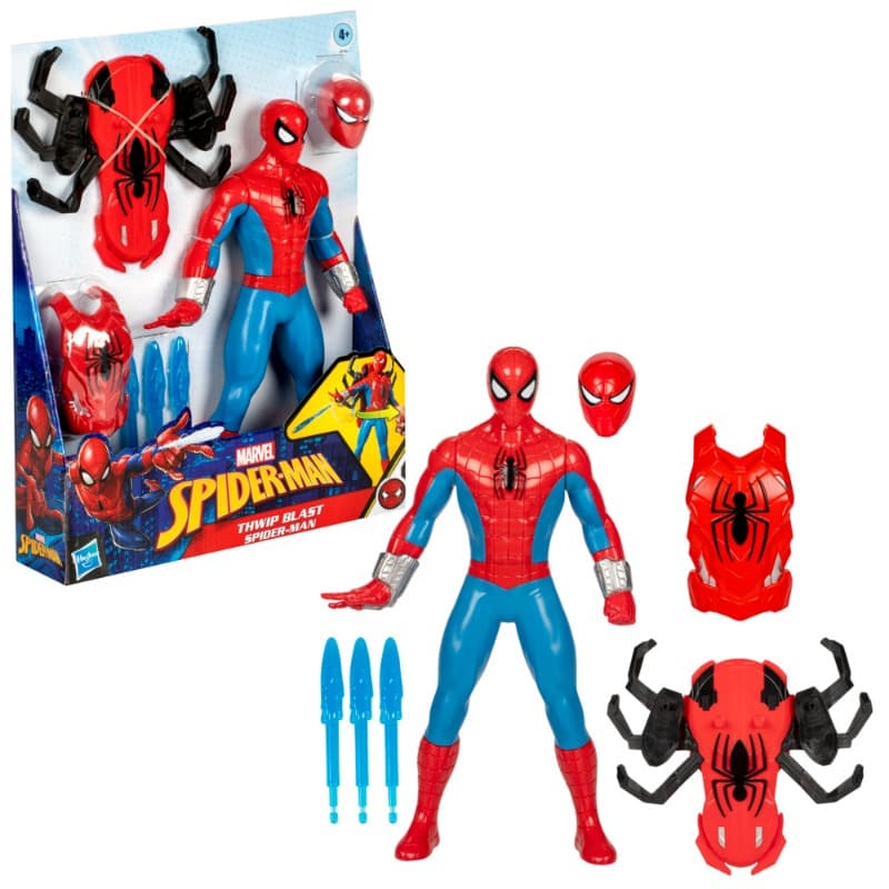 Marvel Spider-Man Thwip Blast Spider-Man Action Figure Set thumbnail 5