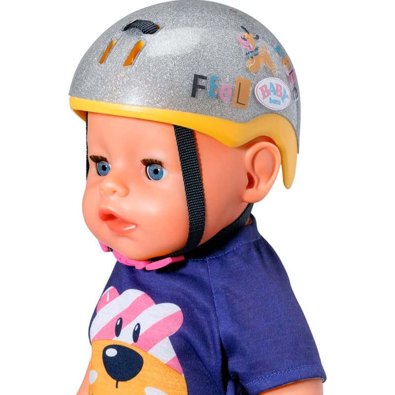 BABY born Bike Helmet for 43 cm Doll - Keeps DolL thumbnail 5