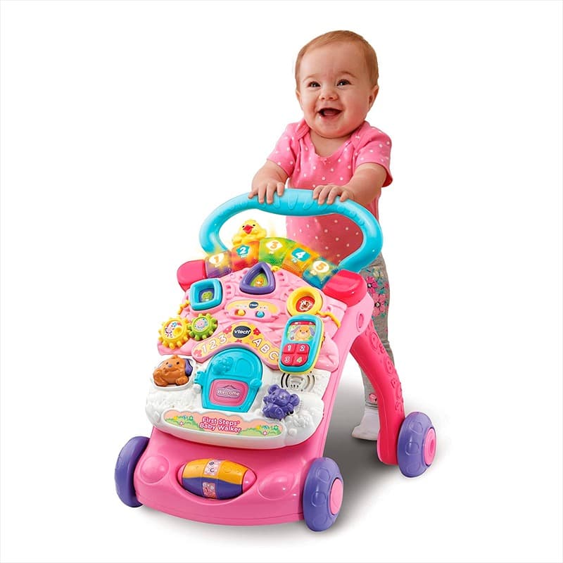 Vtech First Steps Baby Walker - Pink thumbnail 4