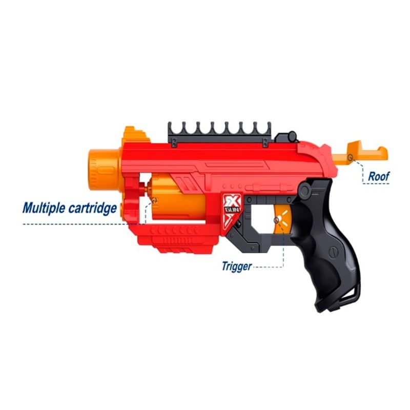 Chamdol Soft Bullet Toy Gun (Equipped With 8 Round Headed Bullets) thumbnail 2