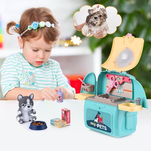 The Pet Set Grooming Care Toy Backpack - Dog thumbnail 4