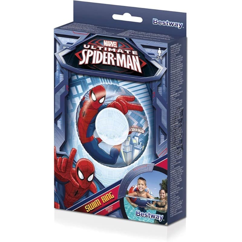 Bestway Spider-Man Swim Tube – Inflatable Swimming Ring for Kids thumbnail 2