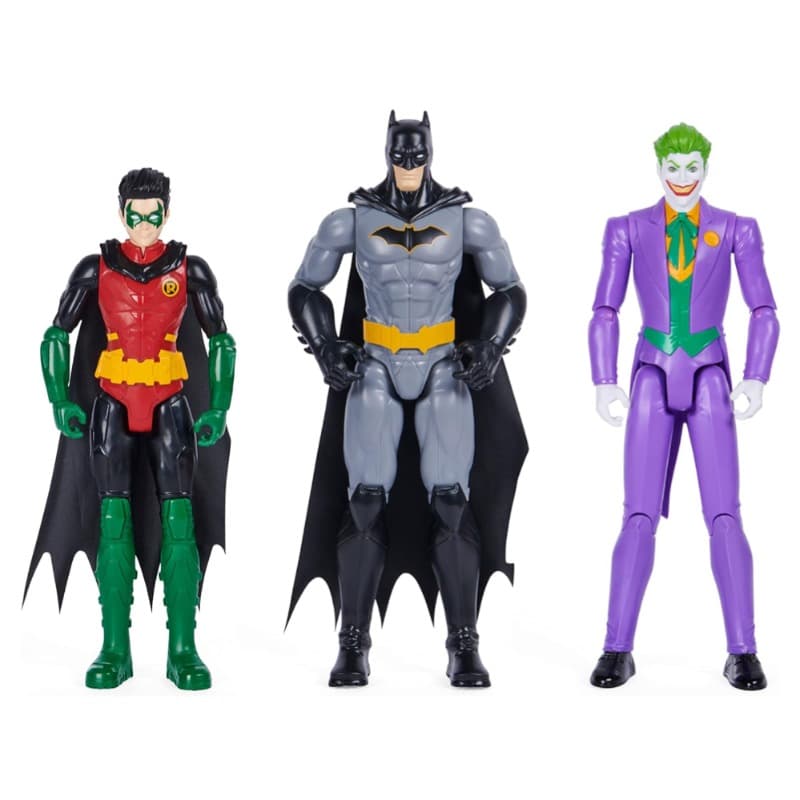 DC Comics Figure Set of Batman + Robin VS The Joker thumbnail 2