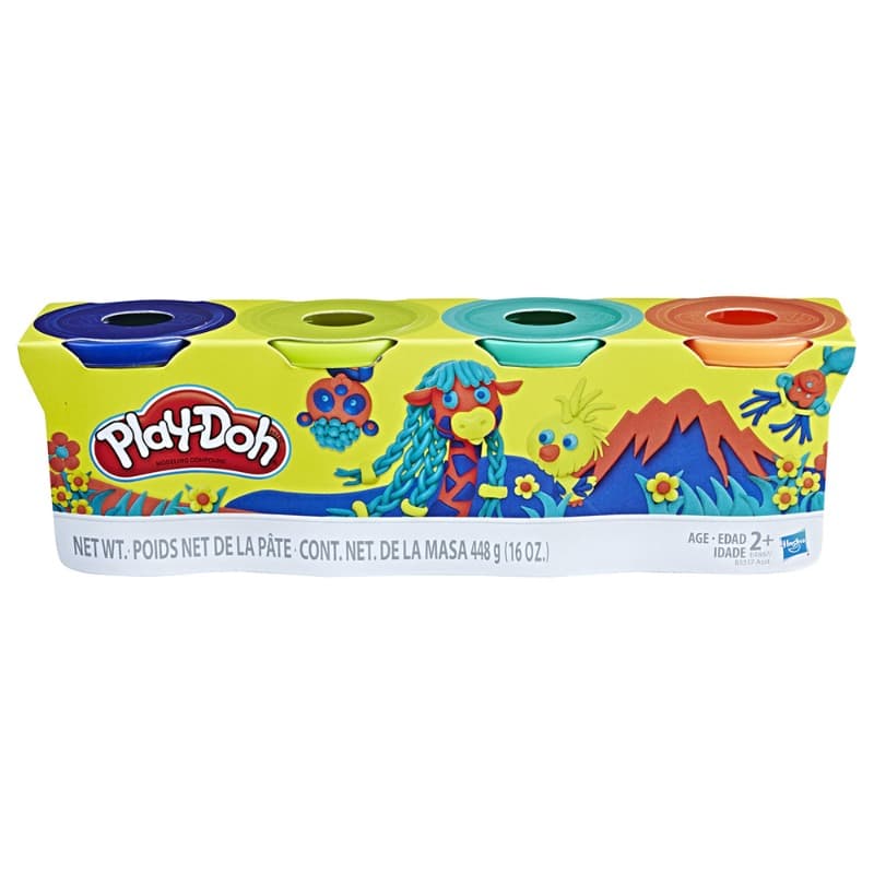 PlayDoh Wild Colors Dough - Pack of 4