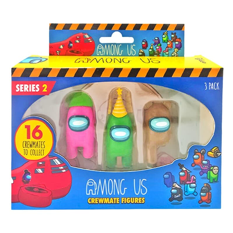 Toikido Among Us Crewmate Figures 3 Pack Deluxe Box-Multiple shapes thumbnail 2