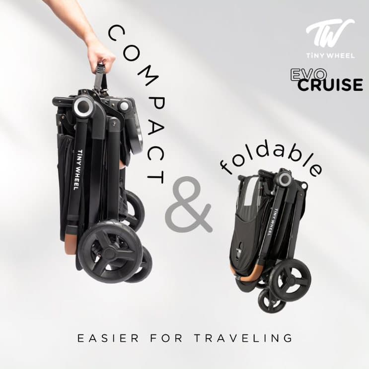 Tiny Wheel - Evo Cruise Stroller - Grey thumbnail 3