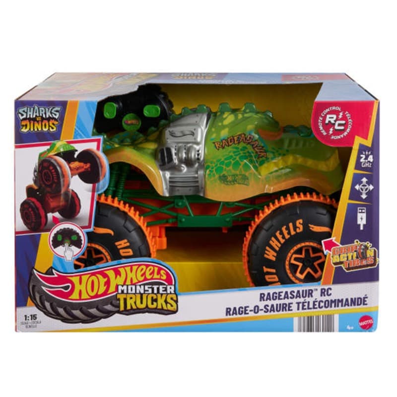 Hot Wheels RC MT Sharks vs Dinos