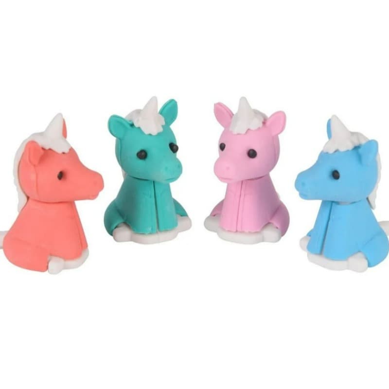 Tiger Tribe - Unicorn Erasers - 4 Pcs thumbnail 2