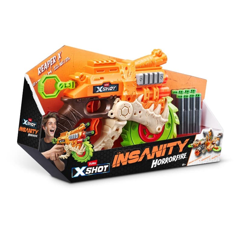 X-Shot Reaper Horror Toy Pistol 8 Darts thumbnail 4