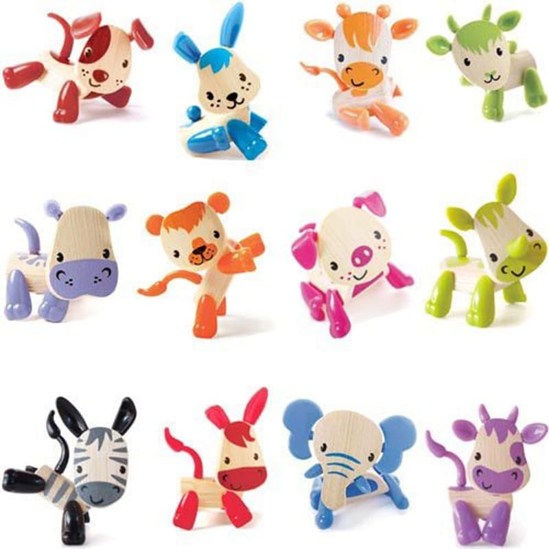 Baby Explorer Bundle (Hape Butterfly Stroller Toy + Hape Figures Wooden Mini Mals) thumbnail 3