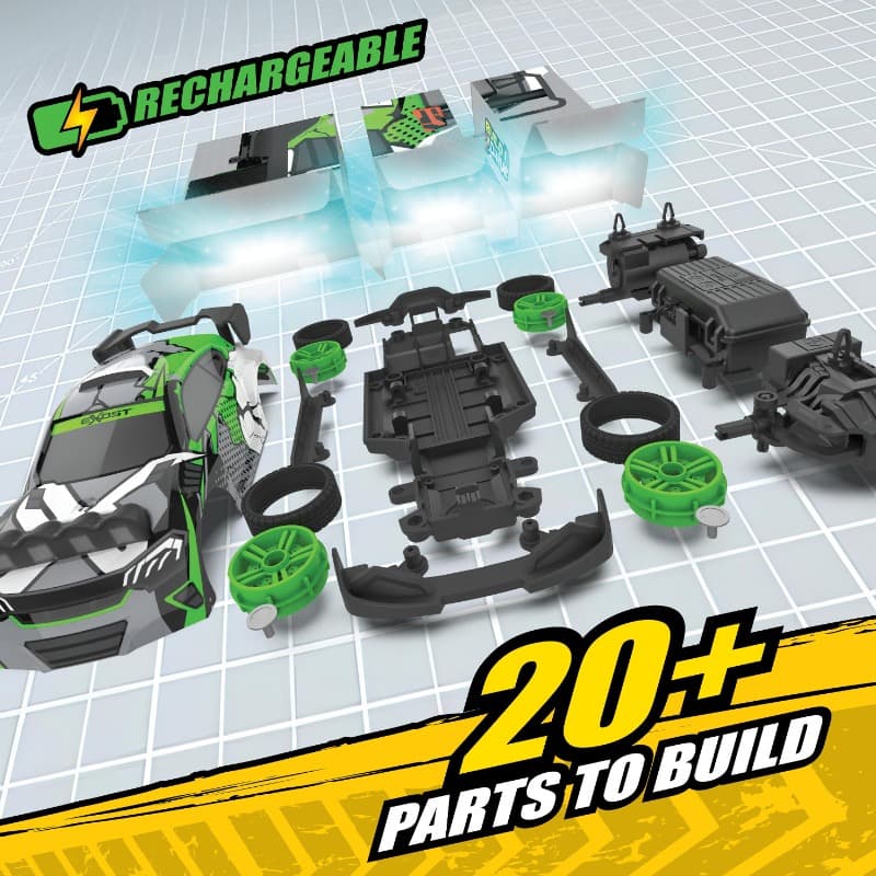Exost Build 2 Drive Rally Spotlights Remote Control Car thumbnail 3