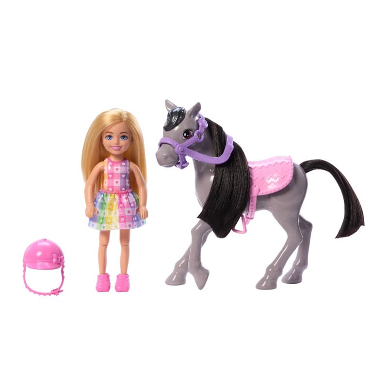 Barbie Chelsea Doll with Gray Pony thumbnail 4