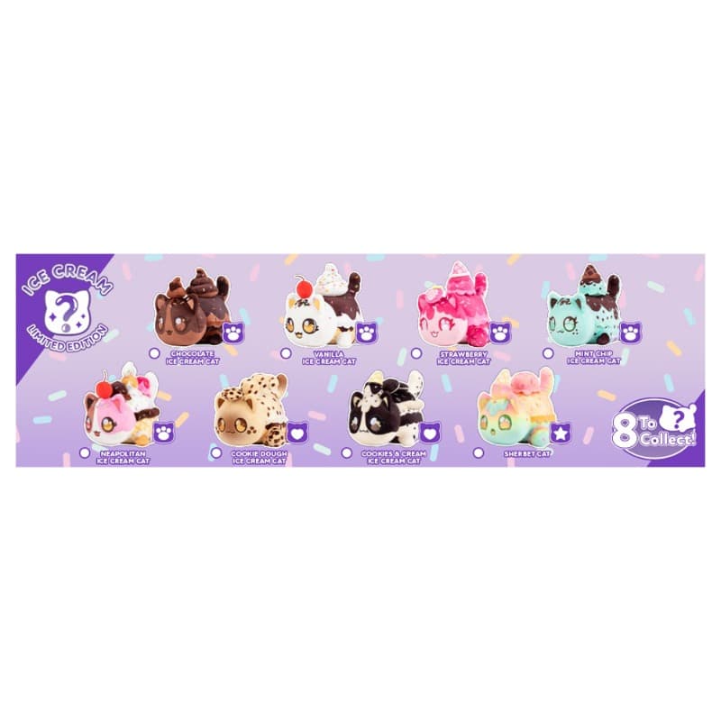 Aphmau Mystery MeeMeow Plush Ice Cream - 6inch - Assorted thumbnail 5