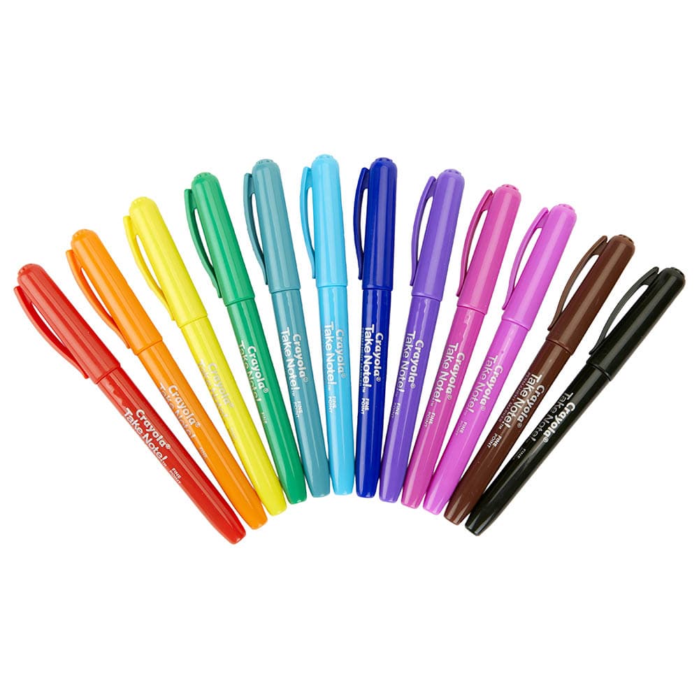 Crayola Permanent Markers Water Based - 12 Colors thumbnail 2