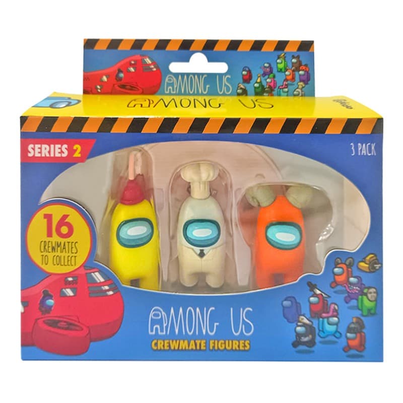 Toikido Among Us Crewmate Figures 3 Pack Deluxe Box-Multiple shapes thumbnail 3