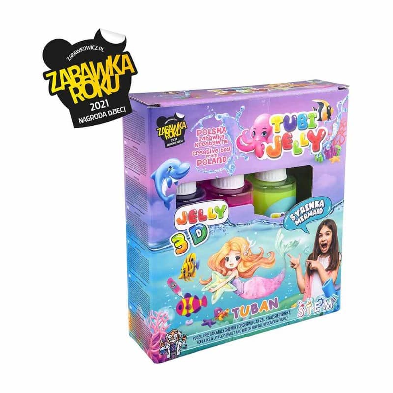 Tubi Jelly 3D Mermaid DIY Kit - 3 Colors thumbnail 2