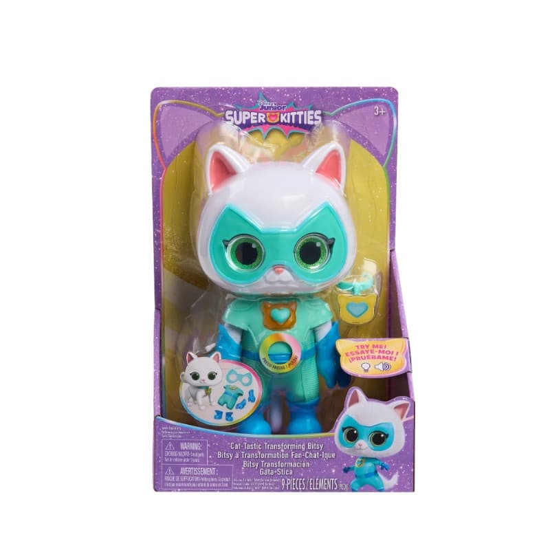 Disney Junior SuperKitties Cat Tastic Bitsy Transforming Figure thumbnail 2