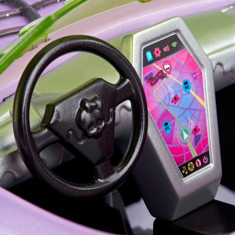 Monster High Car Ghoul Mobile with Pet and Accessories thumbnail 5
