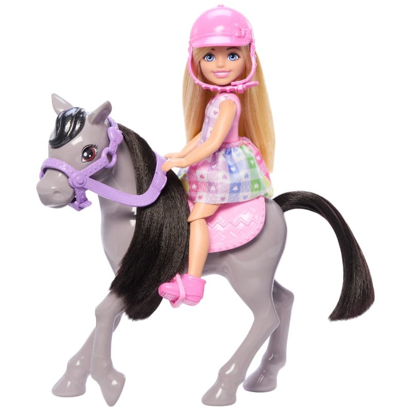 Barbie Chelsea Doll with Gray Pony thumbnail 2