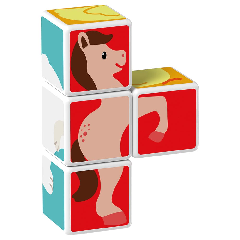 Geomag Magicube Printed Animals Friends And Card thumbnail 5