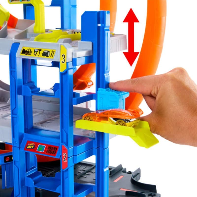 Hot Wheels City New Mega Loop Garage thumbnail 4