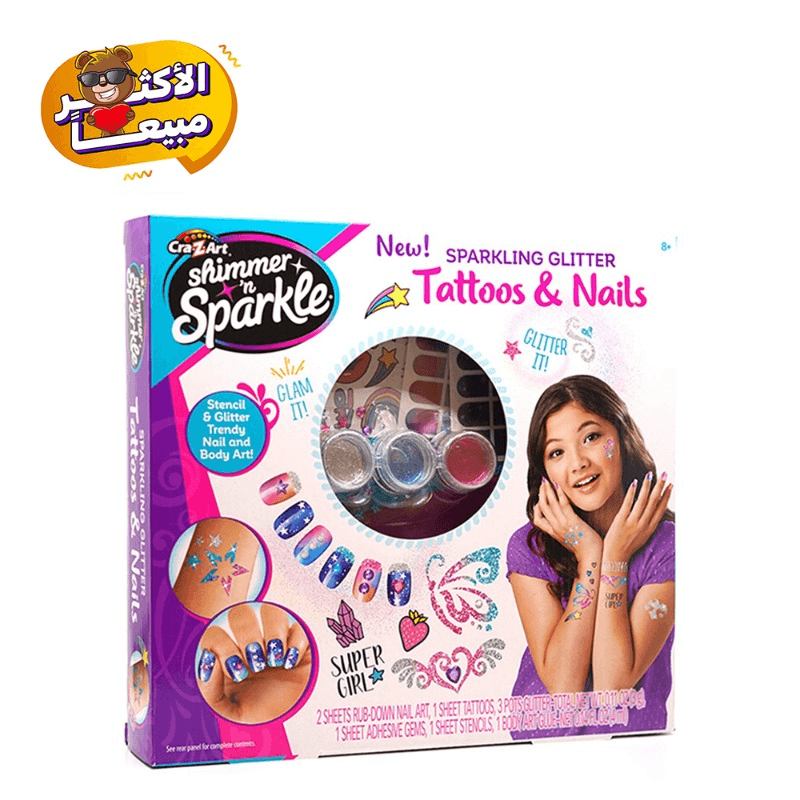 Cra-z-art Shimmer N Sparkle Nails & Body Tattoos