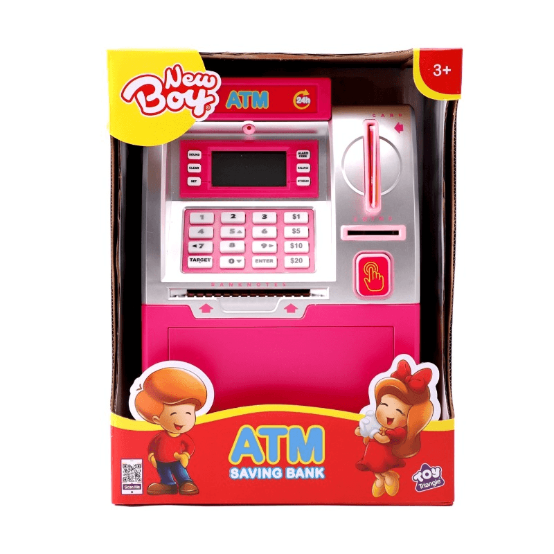 New Boy Savings ATM - Pink thumbnail 3