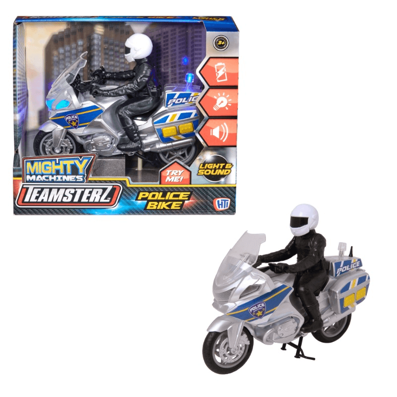 Teamsterz Police Bike With Light & Sound thumbnail 3
