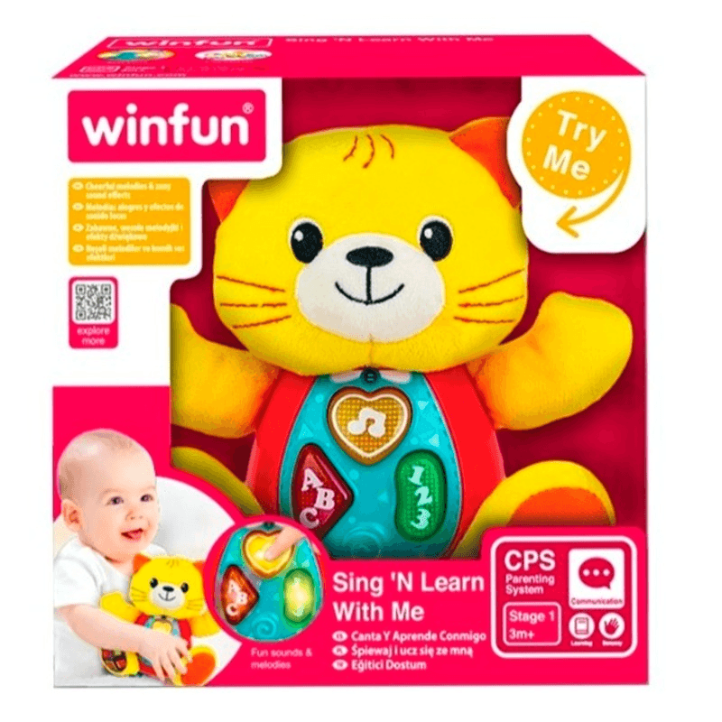 WinFun Sing N Learn With Me Kelsey Cat - Assorted thumbnail 3