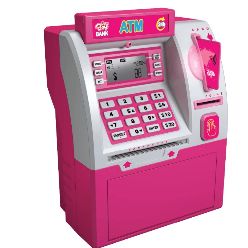 New Boy Savings ATM - Pink thumbnail 2