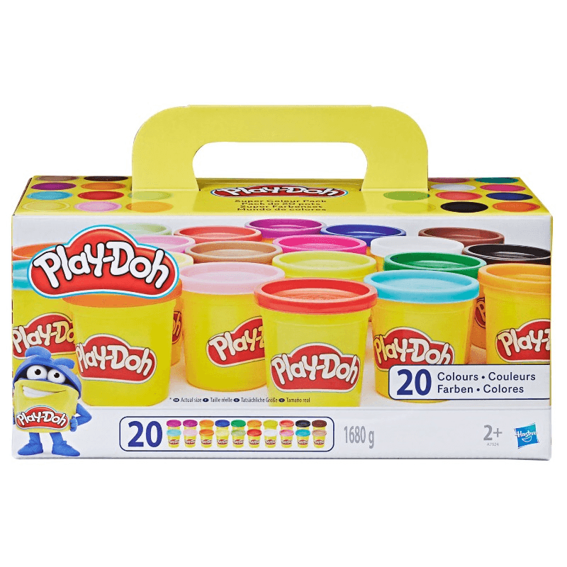 Play-Doh Super Color 20 Pack Kids Fun Modeling - Assorted thumbnail 2