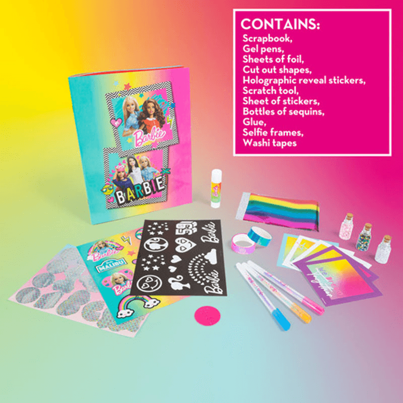 Barbie Colour Foil Reveal Scrapbook Set thumbnail 3