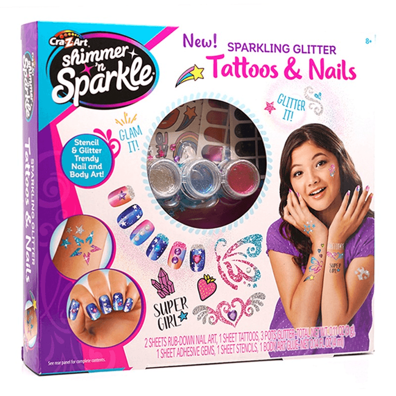 Cra-z-art Shimmer N Sparkle Nails & Body Tattoos thumbnail 3