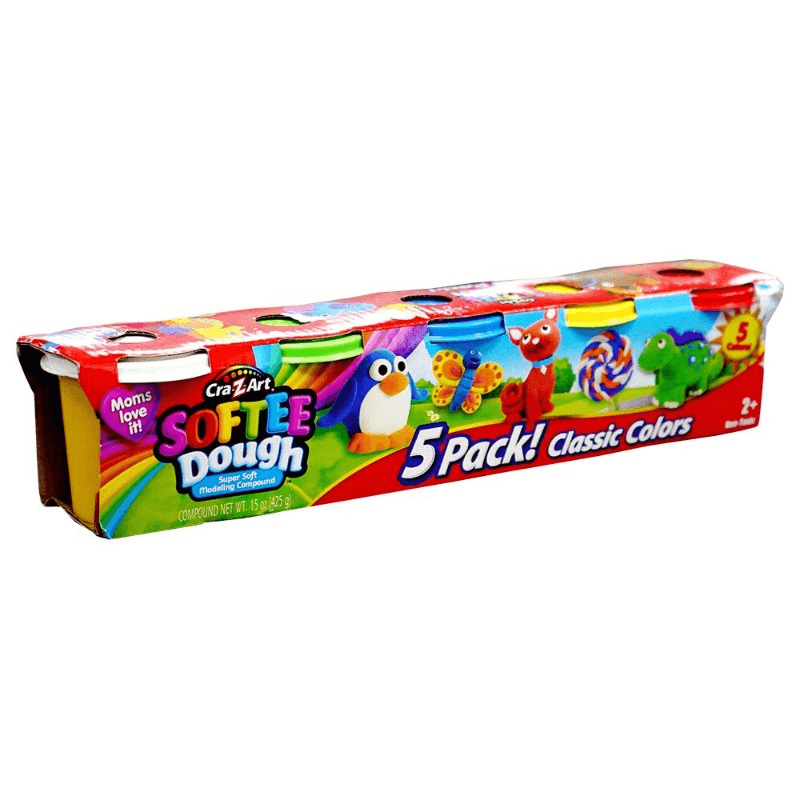 Cra-Z-Art Softee Dough - 5 Color Pack thumbnail 2